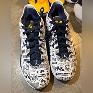 SIGNED Luka Jordans, brand new shoes from Nimari Burnett university of Michigan.